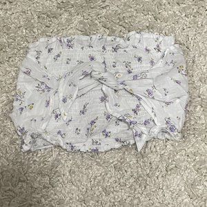 Garage Tube Top with front tie